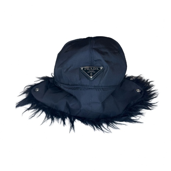 PRADA FAUX FUR HAT (UNISEX) - Picture 2 of 7